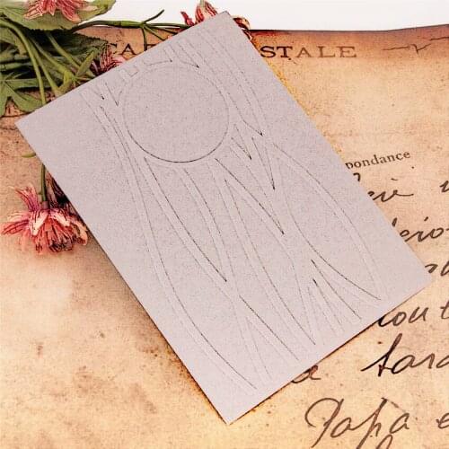 12.7*17.8CM Line circle plastic pine template craft card making paper card album wedding decoration Embossing folders