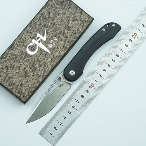 CH3015 New Folding Knife G10 Handle D2 Blade Outdoor Camping Survival Kitchen Knife Fruit Knife Multifunctional EDC Tool Knife