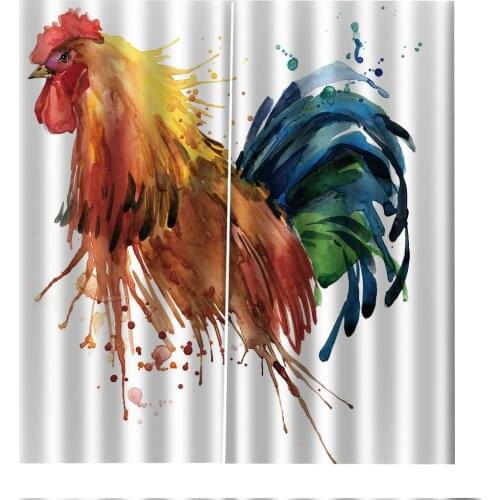 Modern Blackout Curtain The Animal Cock Children Boy And Grils Room Cortinas Drapes Home Environmental Toilet Door Curtain