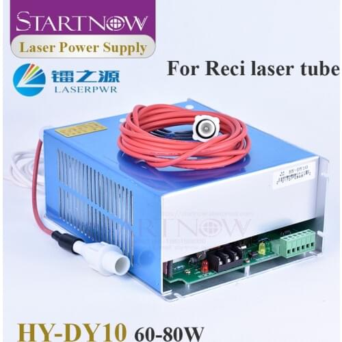Startnow DY10 CO2 Laser Power Supply 60W 80W for RECI W2 V2 T2 W1 T1 Tube Laser Marking Cutting Engraving Machine Parts HY-DY10