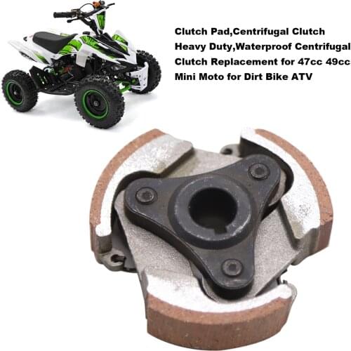Clutch Pad Centrifugal Clutch Heavy Duty,Waterproof Centrifugal Clutch Replacement for 47cc 49cc Mini Moto for Dirt Bike ATV