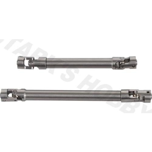 2pcs 113-150mm 138-218mm Stainless Steel Universal Drive Shaft for 1/10 RC Crawler Axial WRAITH 90018 90045 RR10