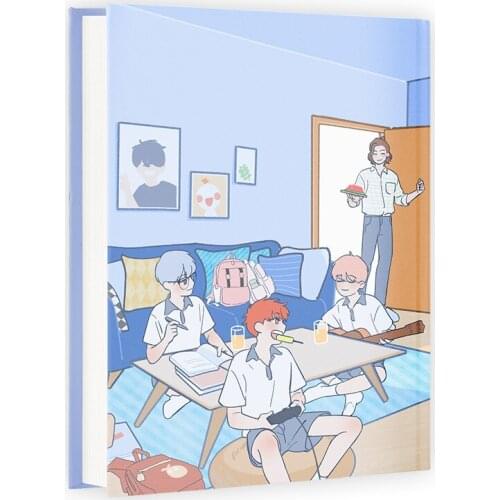 New Here U Are Comic Notebook Cartoon Characters Handbook Diary Weekly Planner Anime Around Libros