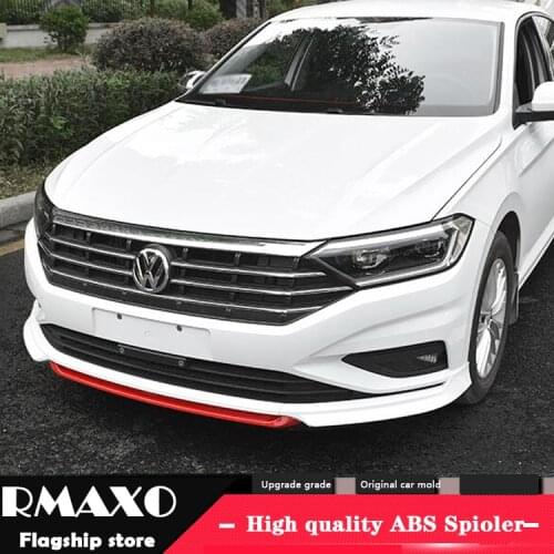 For J etta ABS Rear Bumper Diffuser Protector For ABT 2019 Volkswagen Sagitar Body kit bumper rear Front shovel lip rear spoiler
