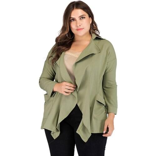 2021 Autumn Womens Jacket Large Size Loose Casual Womens Thin Korean Style Windbreaker Large Size Womens Top 4xl 5xl 6xl