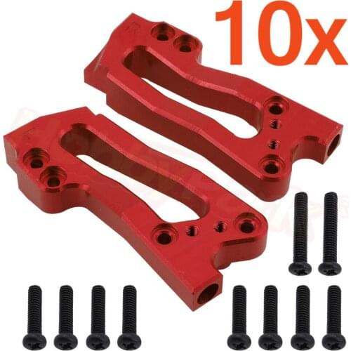 10 Pairs Aluminum Rear Shock Tower 0037 For WLtoys 12428 12423 1/12 RC Car Crawler Short Course Truck Upgrade Parts Accessories