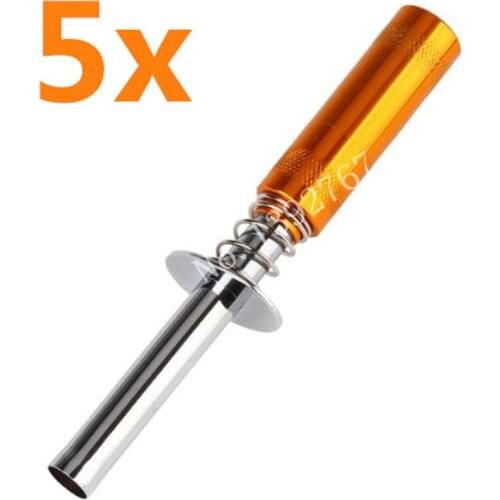5Pieces RC Car Glow Plug Igniter Ignition Starter For 1/10 Scale Model Gas Nitro Power Buggy Monster Truck Engine Part HSP 80103