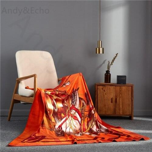 Fleece Blankets On The Sofa Andy&Echo China
