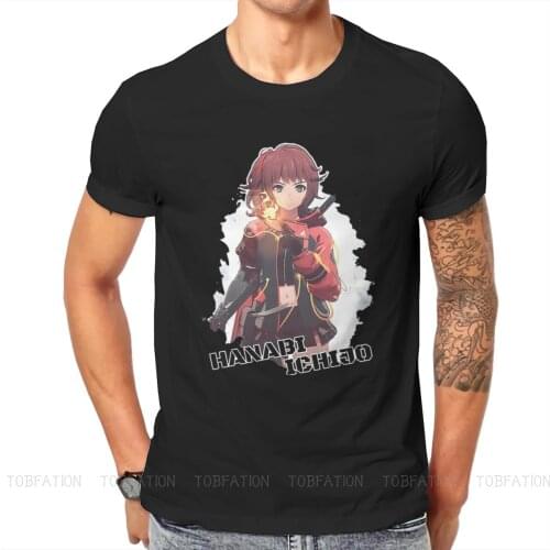 Scarlet Nexus Game Misty Hanabi TShirt Men Gothic Large Harajuku Crewneck Cotton T Shirt 2020