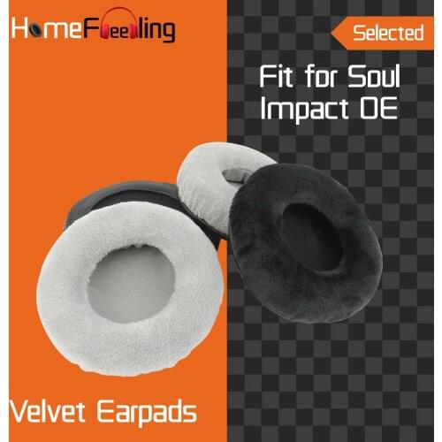Homefeeling Earpads for Soul Impact OE Headphones Earpad Cushions Covers Velvet Ear Pad Replacement
