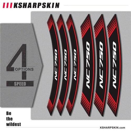 Creative transformation motorcycle sticker accessories tire wheel reflective decorative decal for HONDA NC750