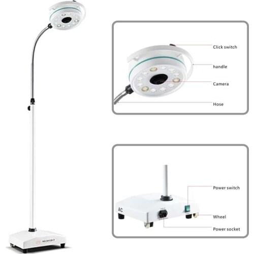 12X3W Medical Surgery Lamp LED Shadowless Light Operation Room Oral Implant Surgery Examination Lamp Pet Clinic(90V-240V)