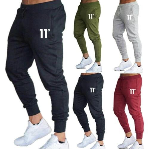 Men Fitness Workout Joggers Gym Sweatpants Sport Pants Long Trousers Tracksuit Male Slim Fit Casual Pants