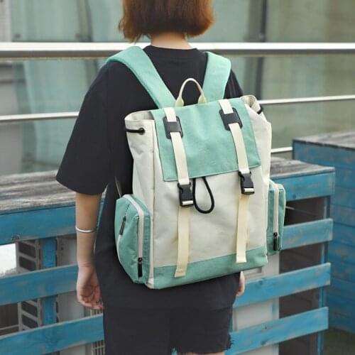 2021 New Womens Backpacks Travel Bag Large Capacity Multi-Function Teens School Backpacking Casual Unisex Bags Waterproof
