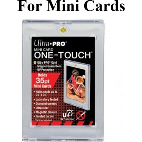 35pt Original Ultra Pro Magnet Guarantees Cards Bricks for Mini cards case One Touch Holder Semi Rigid Top Loaders Protector