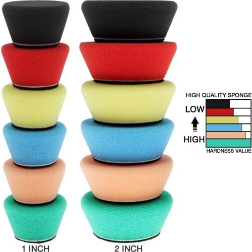 1 inch 2 inch high quality polishing sponge board, coarse, medium and fine, suitable for RO/DA polishing machine