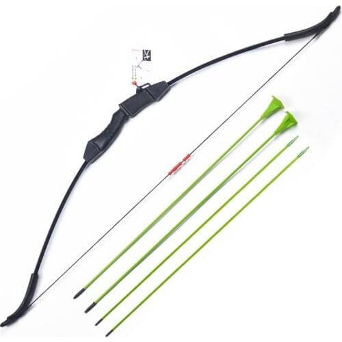 15 Lbs Children Recurve Bow 41 Inch with Sight Finger Guard 4 Arrow for 4-13 Years Practice Archery Hunting Shooting