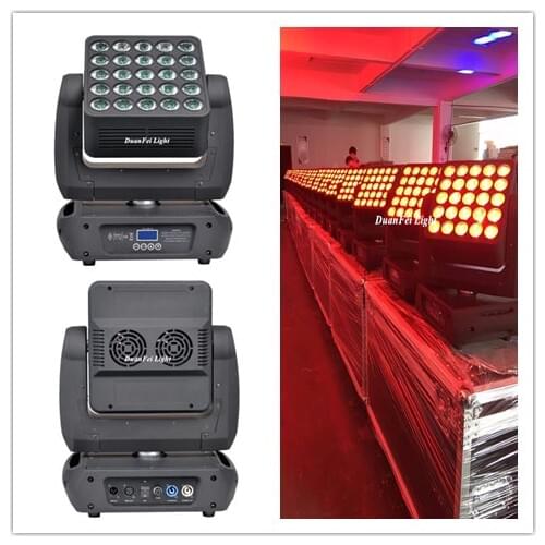 Stage Lighting China 5x5 12w RGBW 4in1 Moving Head Led Matrix Beam For Disco NightClub