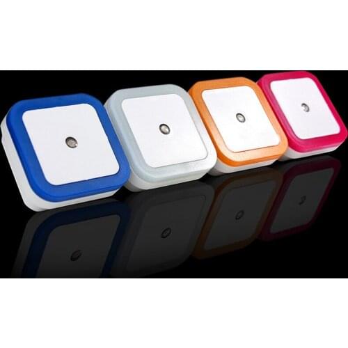 Wireless Sensor LED Night Light EU US Plug Mini Square Night Lights For Baby Children Living Room Bedroom Corridor Lighting Lamp