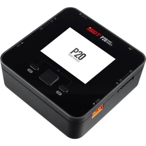 ISDT P20 500WX2 20Ax2 Dual Channel Battery Balance Charger for Lilon LiPo LiHV NiMH Lipo Pb Battery