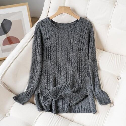 Harteen Spring Autumn Pullovers Female Tops Vetement Femme 2021 New Korean Fashion Long Sleeve Womens Sweater Jersey Mujer