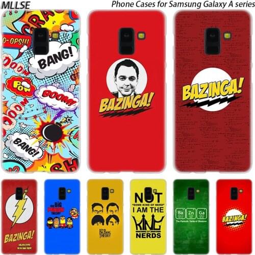 Bazinga The Big Bang Theory tv show Hard Case for Samsung Galaxy A10 A20 A30 A40 A50 A70 A20E A2 CORE M10 M20 M30 Hot Cover
