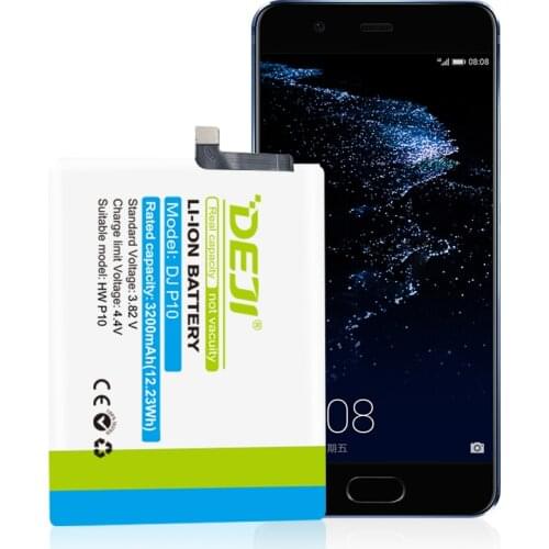 DEJI For HUAWEI P10 Battery Real Capacity 3200mAh Internal Bateria Replacement High Quality With Free Tool Kit