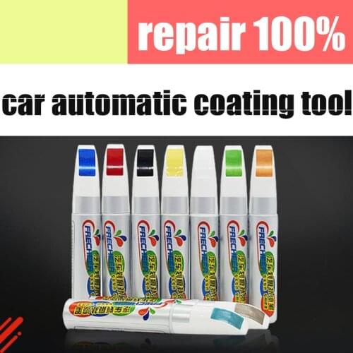 Car automatic coating scratch remover repair paint pen touch waterproof dust collector professional utility tool 12ml
