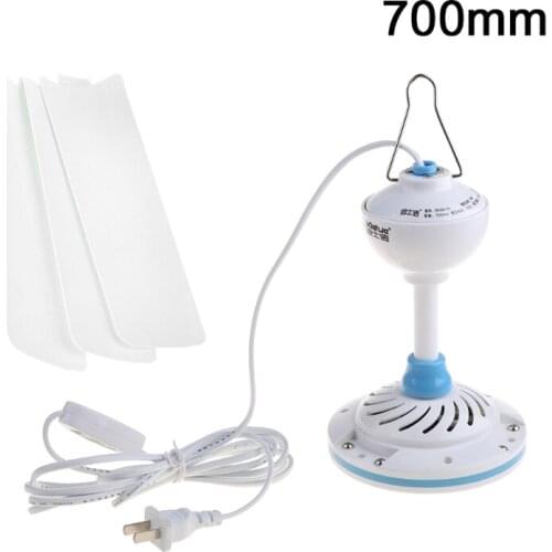 220V 15.7 to 41 inch Silent Ceiling Fan Mute Electric Hanging Fan with Switch for Dining Living Room Home Bed Dormitory