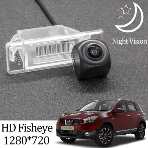 Owtosin HD 1280*720 Fisheye Rear View Camera For Nissan Qashqai/Dualis J10 J11 2006-2019 Car Vehicla Reverse Parking Accessories