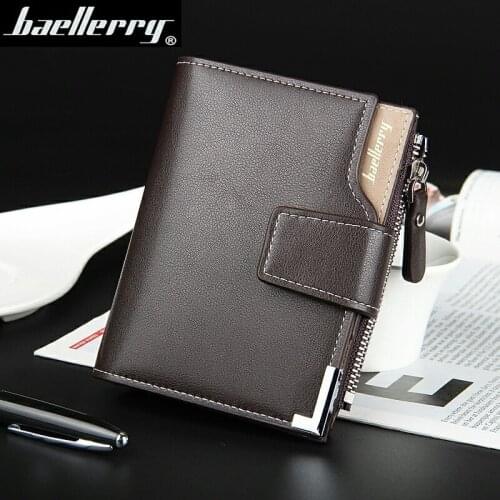 Brand Wallet Men Leather Men Wallets Purse Short Male Clutch Leather Wallet Mens Money Bag Large Capacity Quality Guarantee