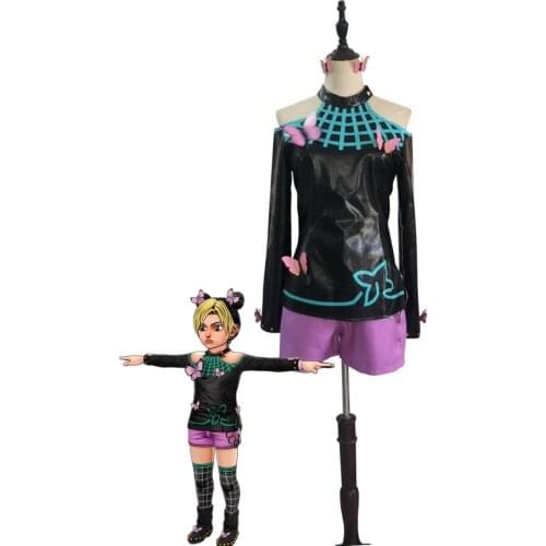 JoJos Bizarre Adventure Young Jolyne Cujoh Cosplay Costume
