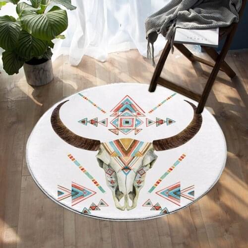 Cartoon Claw Pattern Round Floor Mat Living Room Carpet Crawling Mat 60cm 80cm 100cm 120cm 150cm