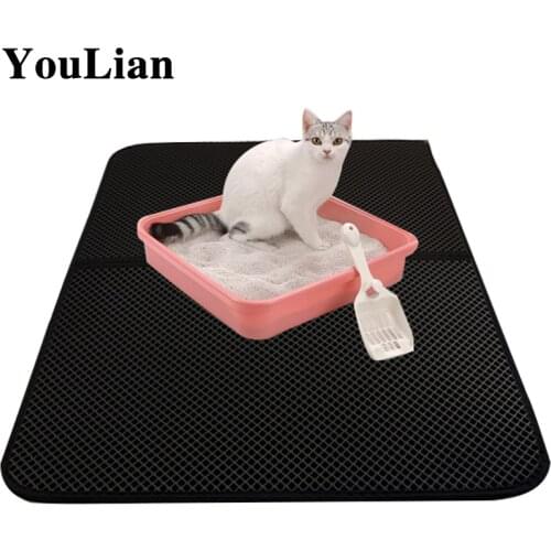 Trap Pet Cat Litter Mat Foldable Waterproof Double Layer Bed House Clean Pad Product Toilet For Dog Box Accessories Cama Chat a