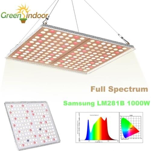LM281B Quantum Board 1000W Led Grow Light For Hydroponics Indoor Growth Full Spectrum Led Panel Plants Phyto Lamp With Reflector
