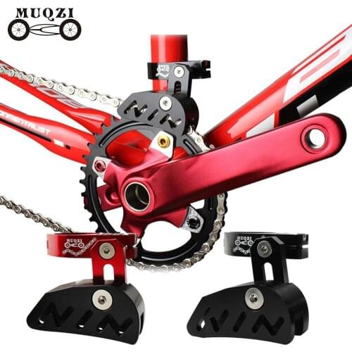 MUQZI Bicycle Chain Guide Single Crankset 28.6/31.8/34.9mm Clamp Mount Direct Type Adjustable For MTB Fixed Mountain Gravel