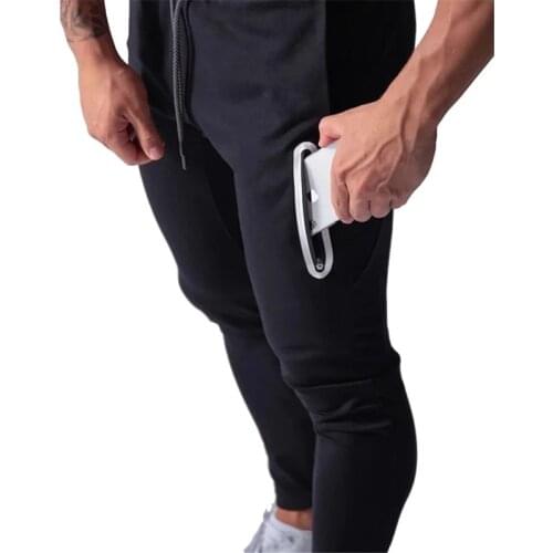 2021 New Jogging Pants Men Sport Sweatpants Running Pants Men Joggers Cotton multi-pocket Slim Fit Pants Bodybuilding Trousers