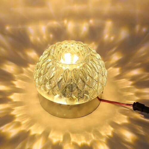 2019 New 3W Crystal LED Ceiling Light SMD 5730 High Power Surface-Mounted Spotlight Downlight Warm White Cool White AC 85-265V