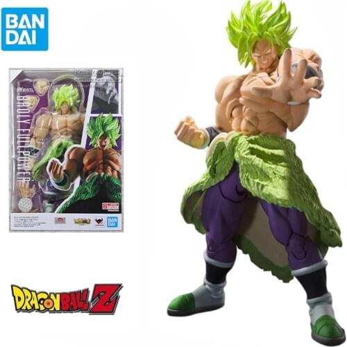 Originele Bandai Dragon Ball Z Shfiguarts Super Saiyan Broli Action Model Toy Childrens birthday gifts