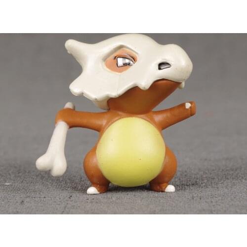 TAKARA TOMY Genuine Pokemon Action Figure Pictorial Book 104 Cubone MC Elf Model Doll Collect Souvenirs Toy Gifts