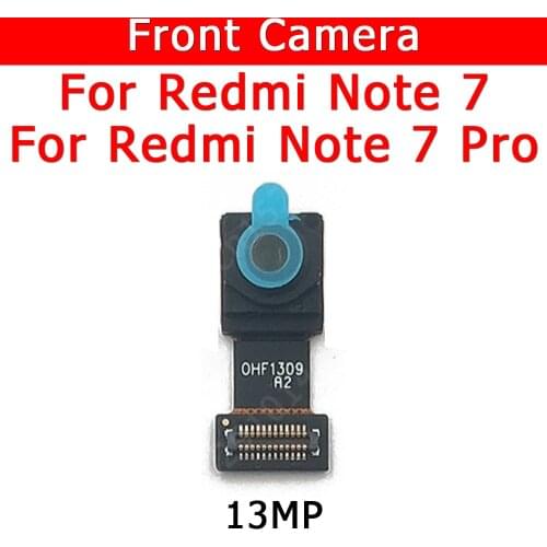 Original Front Camera For Xiaomi Redmi Note 7 Pro Note7 7Pro Front Small Facing Camera Module Flex Cable Replacement Spare Parts