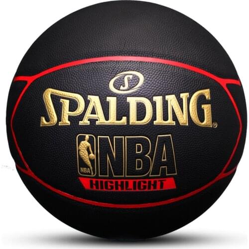 Original SPALDING Standard Basketball PU No. 7 Men Basketbol Ball Baloncesto Basketball Student Competition Wear Resistance Ball