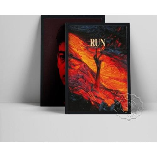 Joji Singer-Songwriter Poster, Nectar Album Cover Wall Picture, Music Star Oil Painting, Red Black Joji Art Prints, Fans Gift