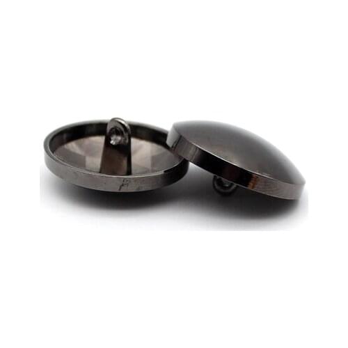 Free shipping 10pcs/lot gun color metal button High-grade coat sweater button flat buttons shirt clothes button 10mm-25mm