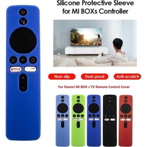 Silicone Remote Control Case For Xiaomi Mi Box S/4X Mi Remote TV Stick Cover For Xiaomi Soft Plain Remotes Control Prote