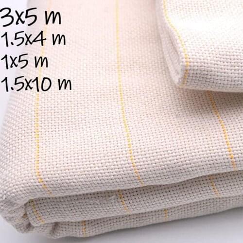 Primary Tufting Cloth Backing Fabric For Using Rug Tufting Guns Width 5m DIY Embroidery Needlework Rug Carpet Sewing Fabric New