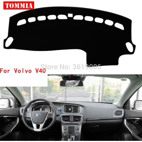 TOMMIA Interior Dashboard Cover Light Avoid Pad Photophobism Mat Sticker For Volvo V40