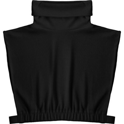 Turtleneck Half-Shirt Top Detachable False Collar Mock Sweater Blouse Dickey Collar Neck Warmer Fake Shirt Collar for Women Girl