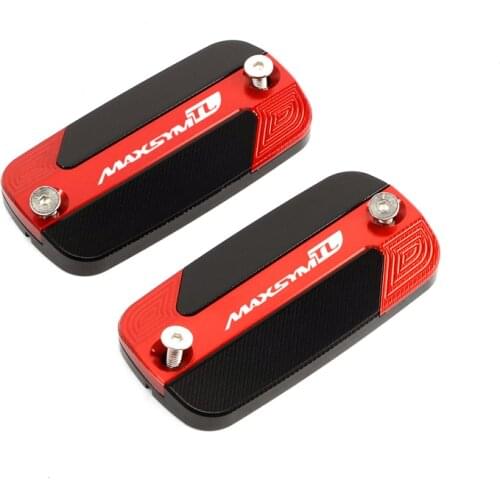 High quality Motorcycle CNC Aluminum Front Brake Reservoir Fluid Tank Oil Cup Cover For SYM MAXSYM TL 500 Maxsym TL500 2020