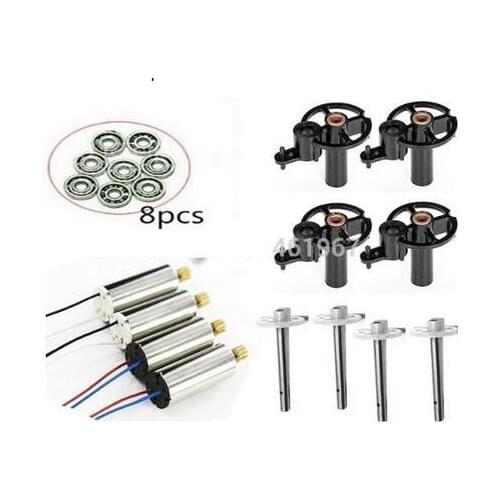 JJRC H8d H8c DFD F183 F182 Quadcopter RC Drone Spare Parts Original Motor upgraded version bearing etc part Set
